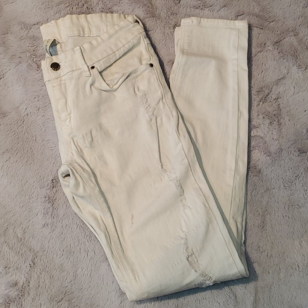 MNG Jeans - White Ripped Pants